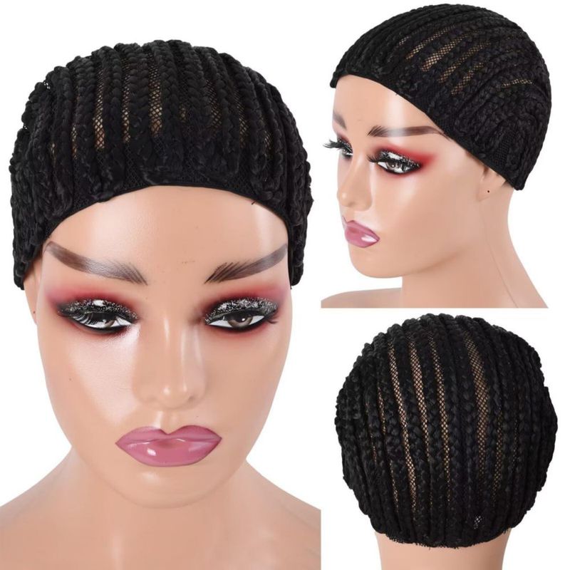 Gorra Trenzada Mediana Royota Negra Transpirable