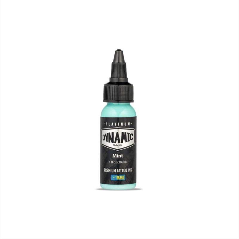 Tinta para Tatuajes Dynamic Color Co Platinum Menta 30 ml