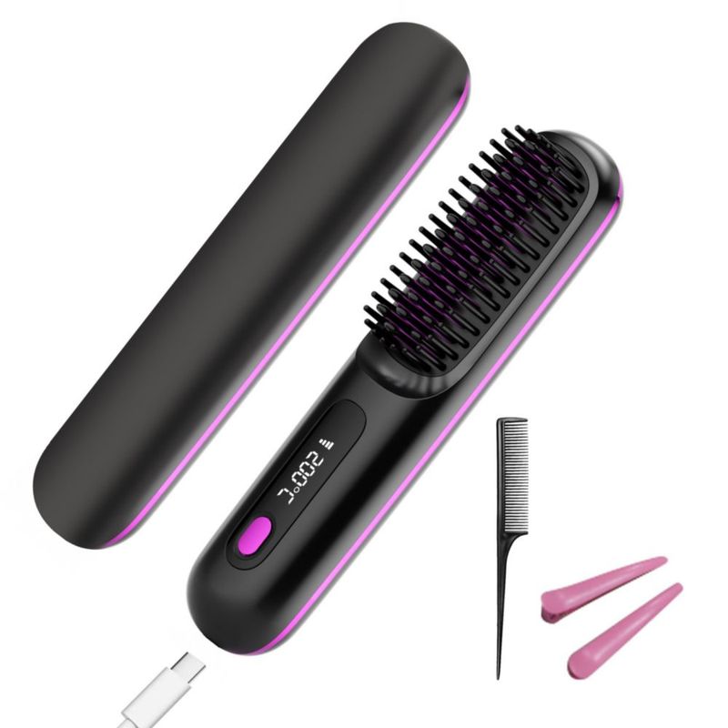 Cepillo Alisador de Cabello GERY Go Brush Pro 2026 Inalámbrico