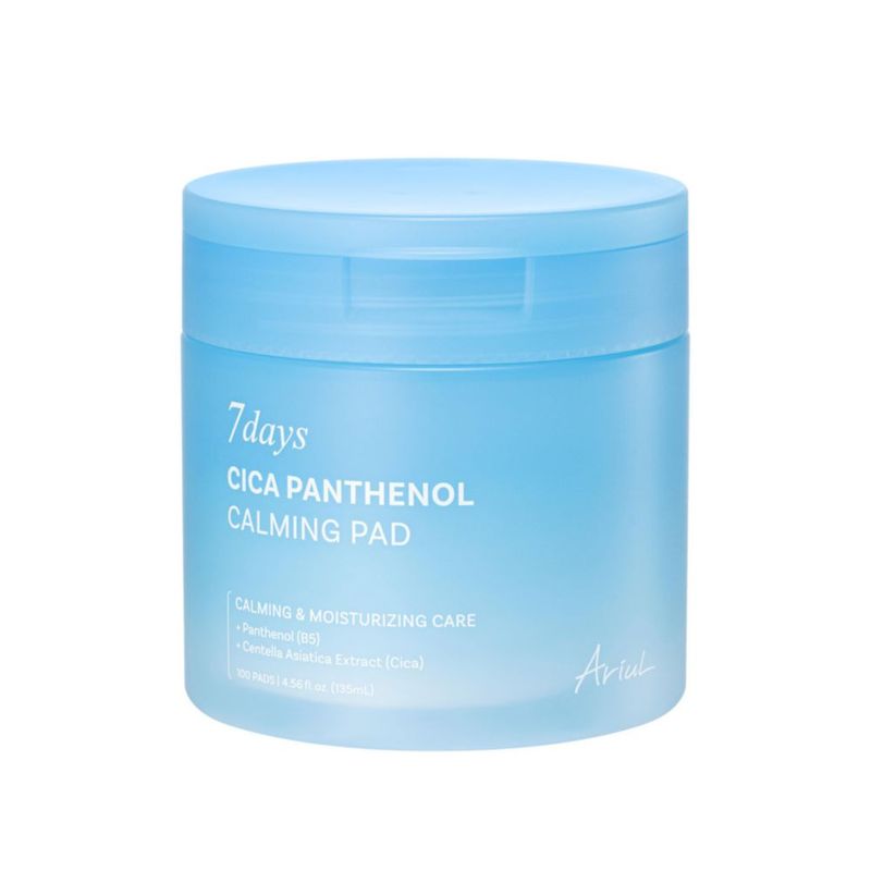 Exfoliante Facial Ariul 7 Días Cica Pantenol 100 Toallitas 135 ml