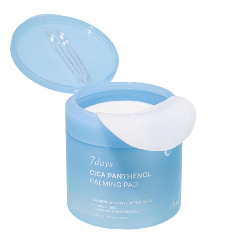 Exfoliante Facial Ariul 7 Días Cica Pantenol 100 Toallitas 135 ml