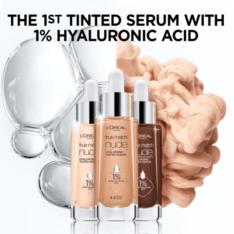Base de maquillaje tintada L'Oreal Paris True Match Nude
