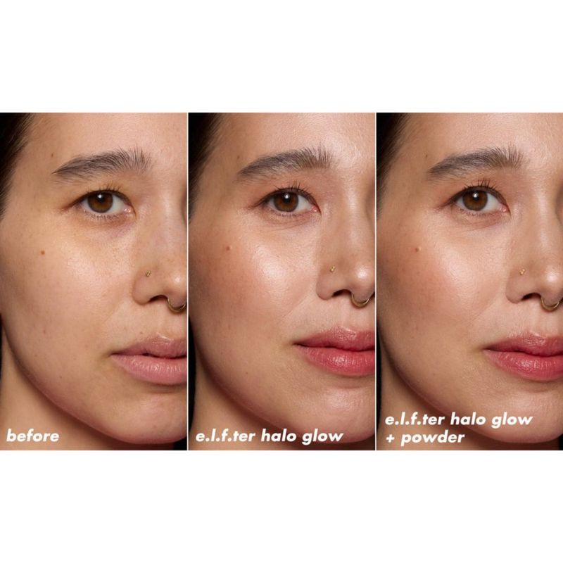 Filtro de polvo Finishing Powder e.l.f. Halo Glow luz neutra