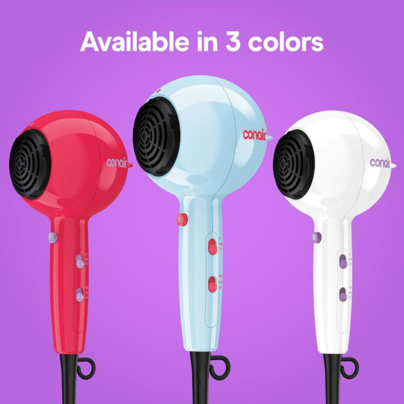 Secador de Pelo Conair Cake Pop Azul Cerámico 3 Calor 2 Velocidades