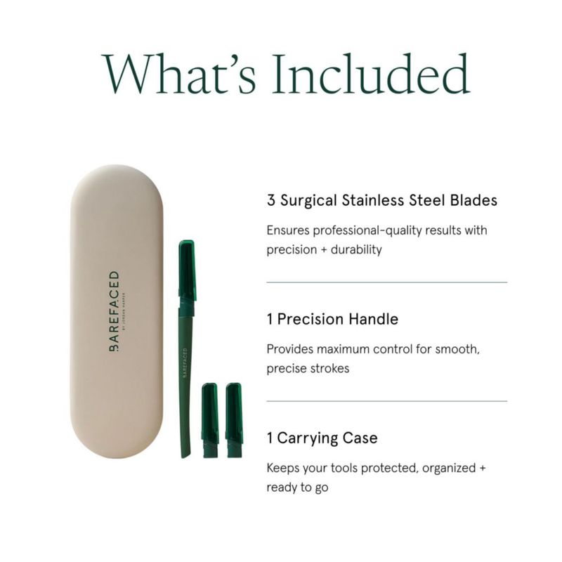 Rasuradora Facial Barefaced de Acero Inoxidable para Dermaplaning