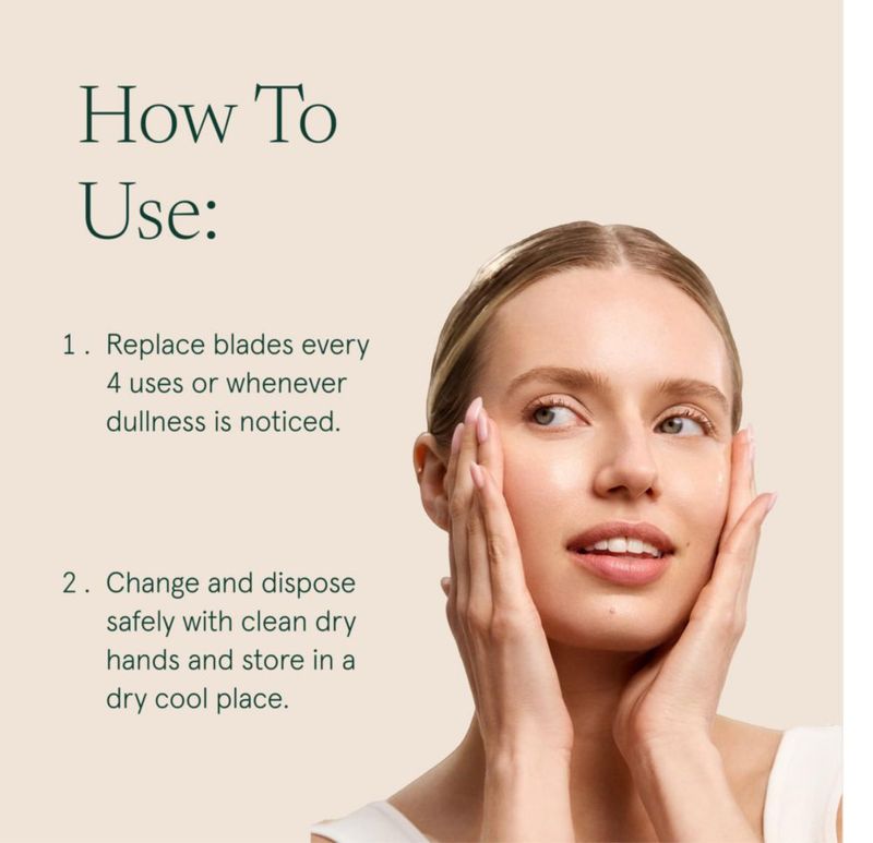 Rasuradora Facial Barefaced de Acero Inoxidable para Dermaplaning