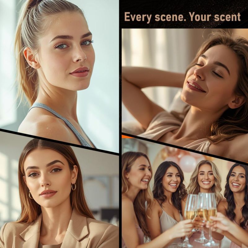 Aceite de perfume Elyscentra Azafrán Ámbar 10 ml Roll‑On