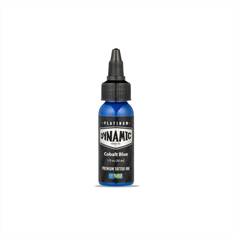 Tinta para Tatuajes Dynamic Color Co Platino Azul Cobalto 30 ml