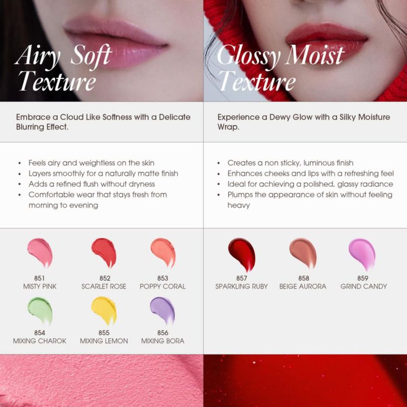 Bálsamo Labial AmeliSeoul TOUCH BALM 853 Poppy Coral 38 g