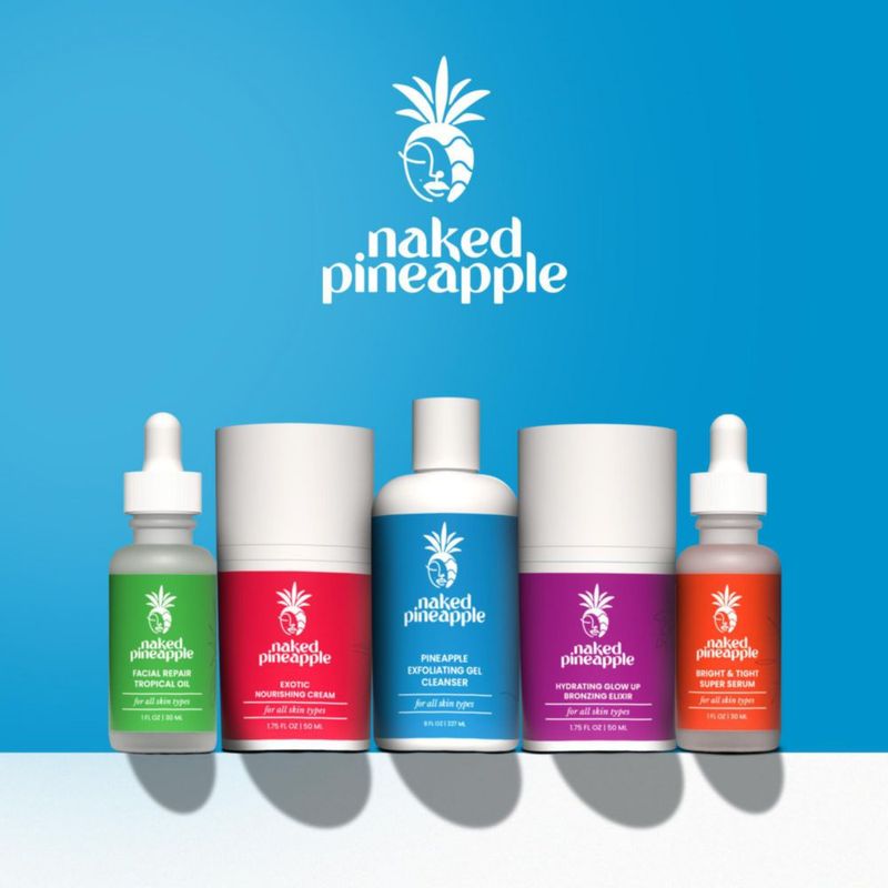 Suero Facial Naked Pineapple Iluminador y Reafirmante 30 ml
