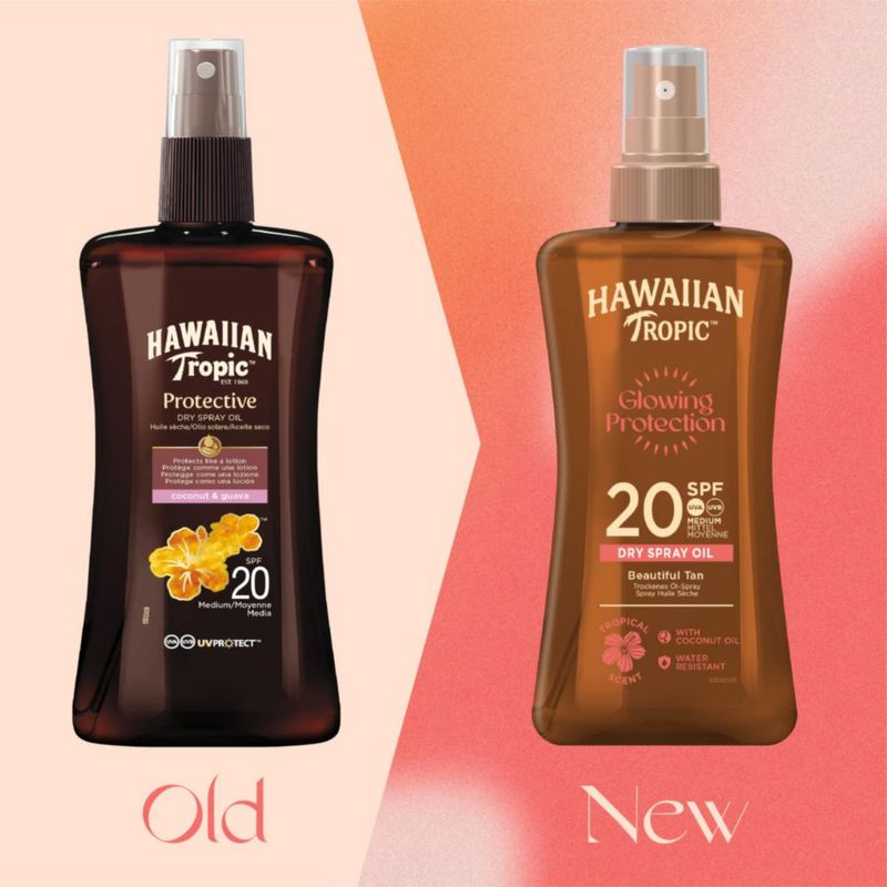 Gel Seco Aceite Protector Solar Hawaiian Tropic SPF 20