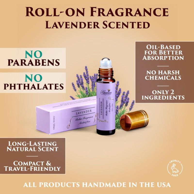 Set de Cuidado Facial The Grecian Soap Co 6 piezas Lavanda