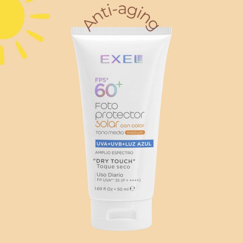 Protector Solar EXEL SPF 60 50 ml de Amplio Espectro