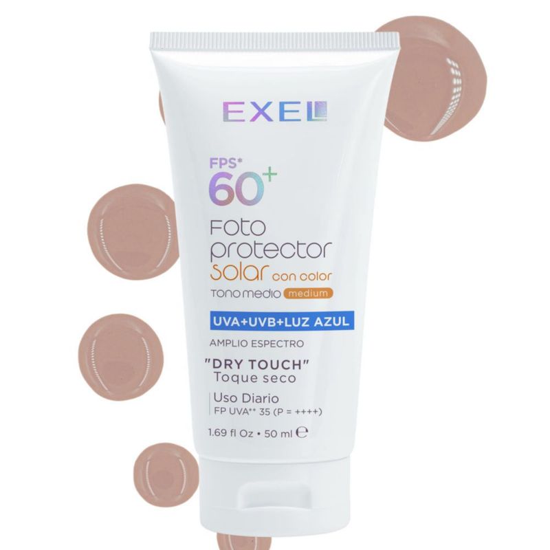Protector Solar EXEL SPF 60 50 ml de Amplio Espectro