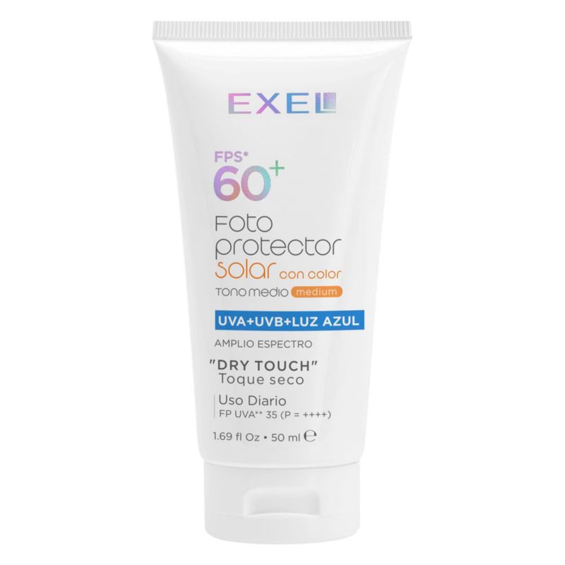 Protector Solar EXEL SPF 60 50 ml de Amplio Espectro