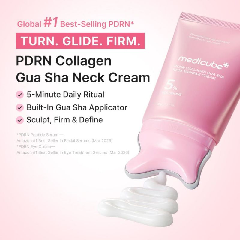 Crema para el cuello medicube PDRN Colágeno Gua Sha 90 g