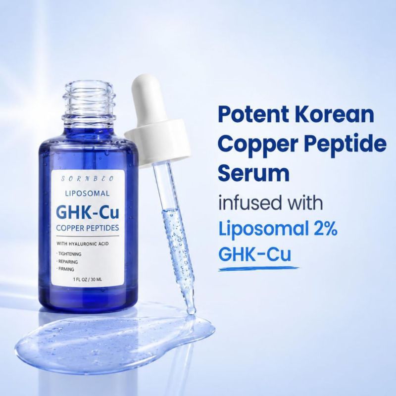 Suero SORNBEO Péptidos de Cobre 30 ml GHK‑Cu Multi‑Péptido