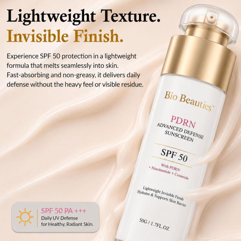 Protector solar Bio Beauties SPF 50 PDRN 40 ml resistente al agua