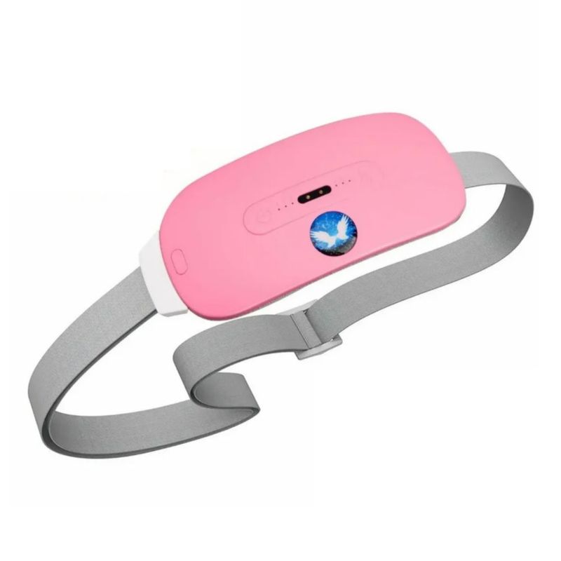 Cinturón Eléctrico, Masajeador Calefacción para Cólico Menstruales, Color Rosa