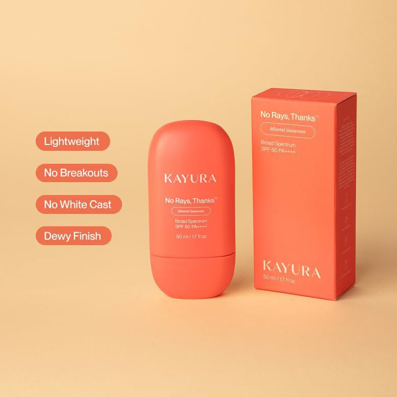 Protector solar mineral Kayura SPF 50 – 50 ml (óxido de zinc)