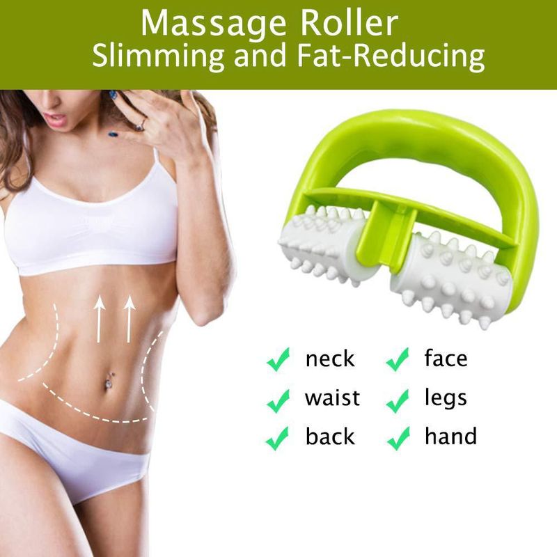 Masajeador ximai de 13 cm verde – herramienta para celulitis y fascia
