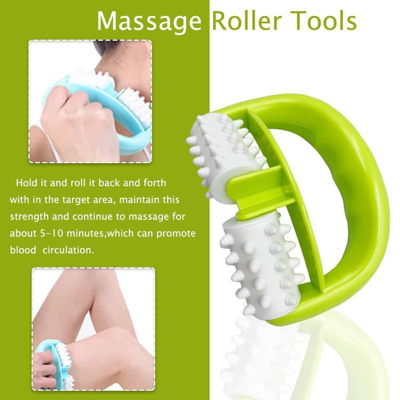 Masajeador ximai de 13 cm verde – herramienta para celulitis y fascia