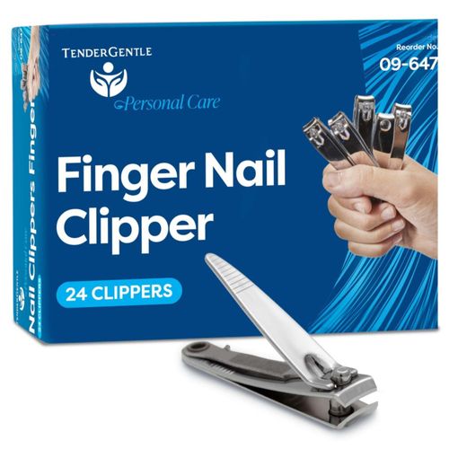 Cortaúñas TenderGentle de Acero Inoxidable - Pack de 24