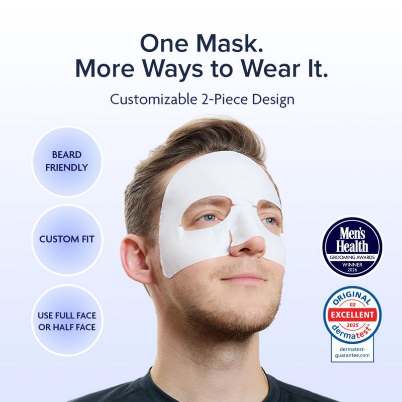 Mascarilla de hoja TIMESAVVY - Pack de 5 mascarillas hidratantes y reafirmantes