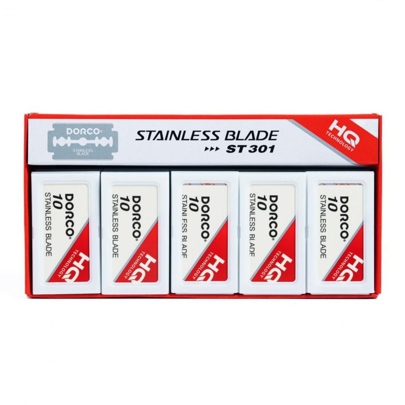 Cuchillas de afeitar DORCO ST301 Platinum - 1000 unidades