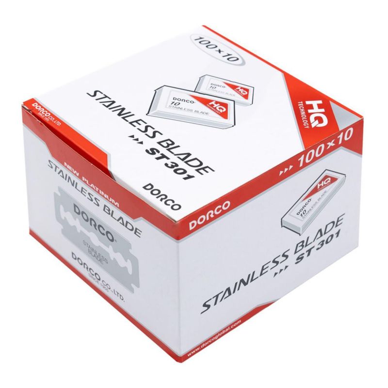 Cuchillas de afeitar DORCO ST301 Platinum - 1000 unidades
