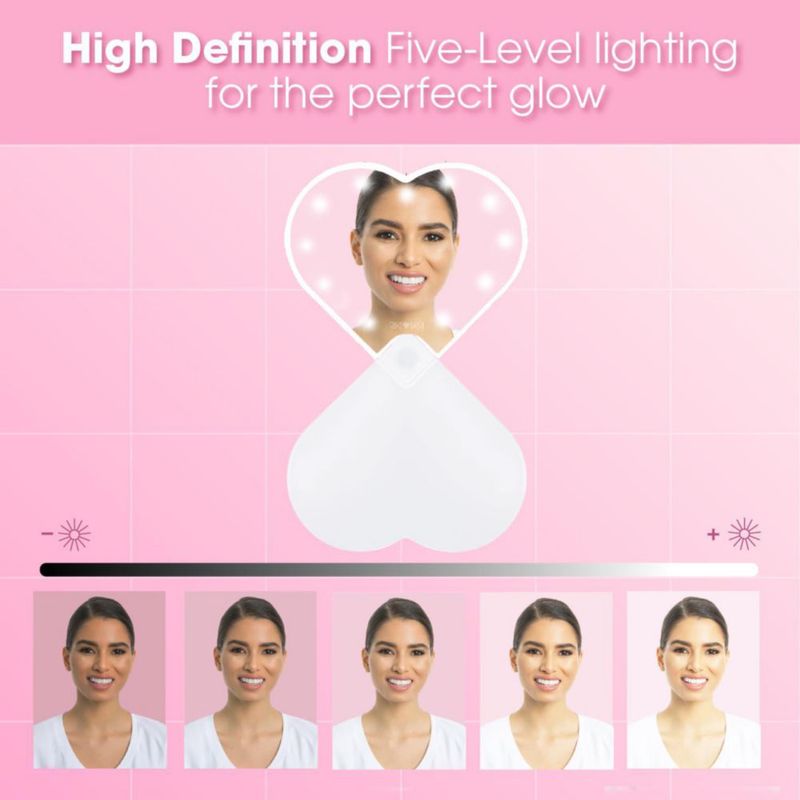 Espejo de Maquillaje LED Recargable RIKI LOVES RIKI Blanco