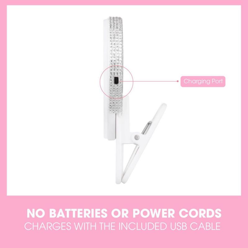 Espejo de Maquillaje LED Recargable RIKI LOVES RIKI Blanco