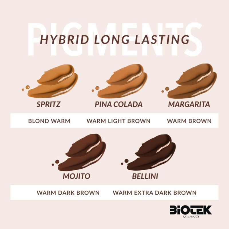 Kit de Pigmentos para Cejas Biotek Hybrid de Larga Duración – Italia