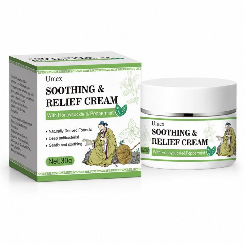 Crema Hidratante Umex 30 g Madreselva y Menta para Cara y Cuerpo