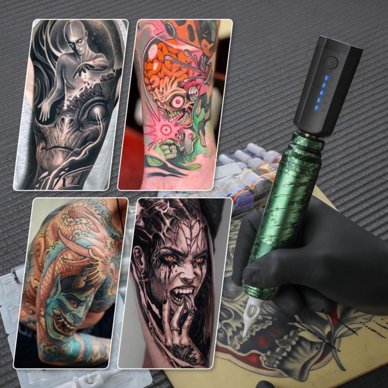 Kit de tatuaje effeer de doble batería EF-TK-P753KITA-10