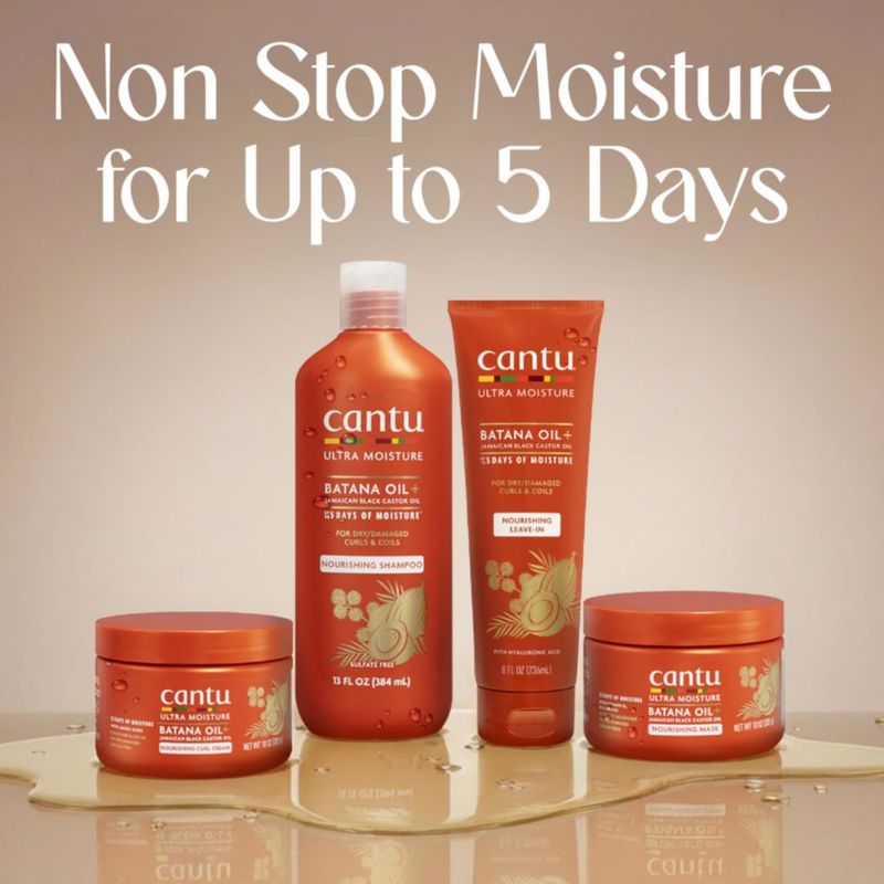 Crema para Rizos Cantu 283 g Batana + Aceite de Ricino Negro