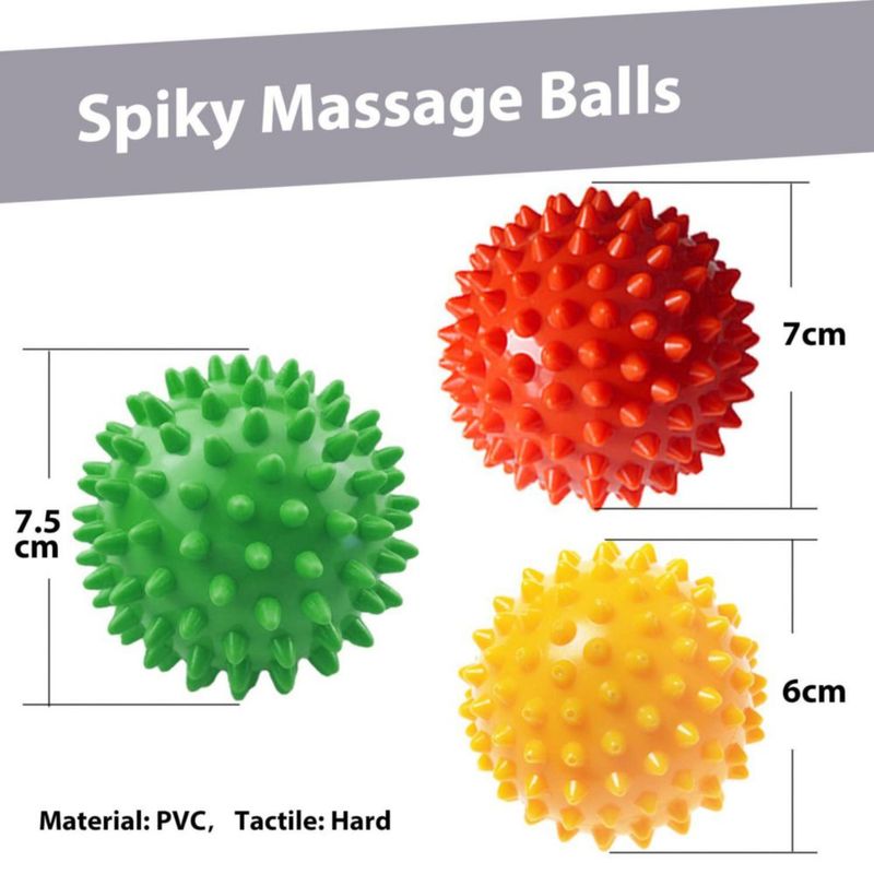 Set de 7 piezas de bolas de masaje EASJOY – Kit de puntos gatillo