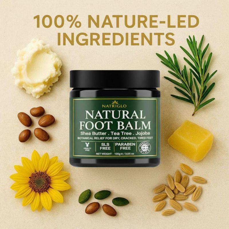 Bálsamo para pies natriglo 100 g – Manteca de karité y aceite de árbol de té