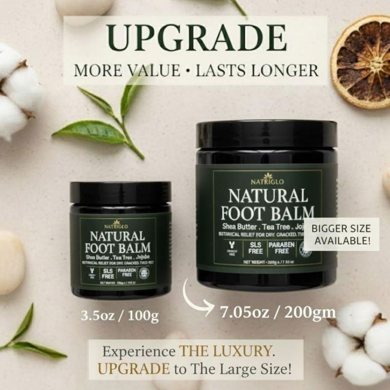 Bálsamo para pies natriglo 100 g – Manteca de karité y aceite de árbol de té