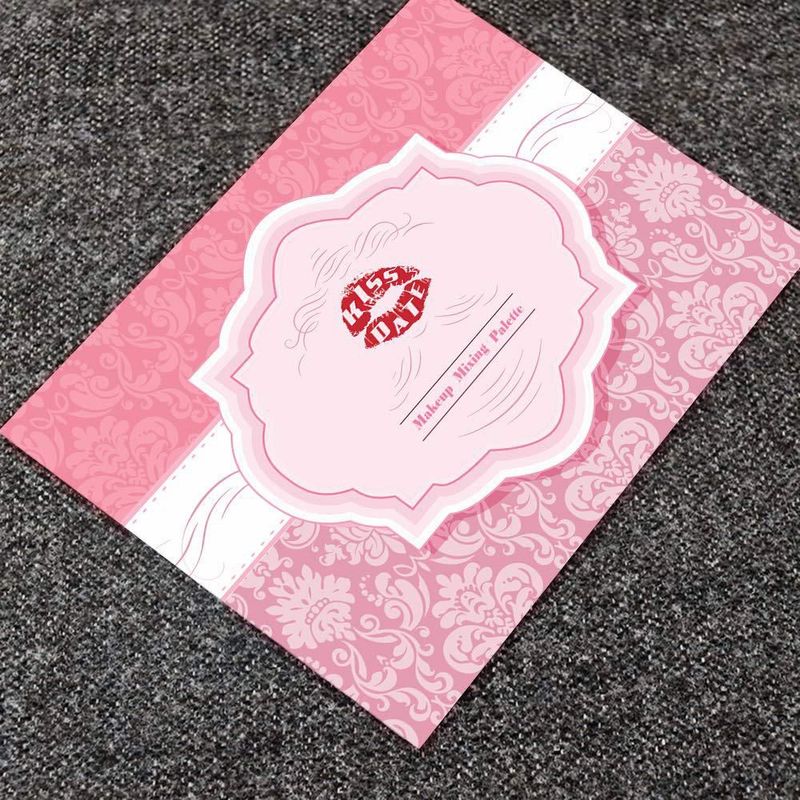 Paleta de Maquillaje KissDate 15 x 10 cm Acero Inoxidable 3 Pozos