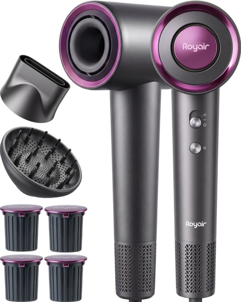 Secador de Cabello RoyAir 110.000 RPM 2700M Iones y Fragancia