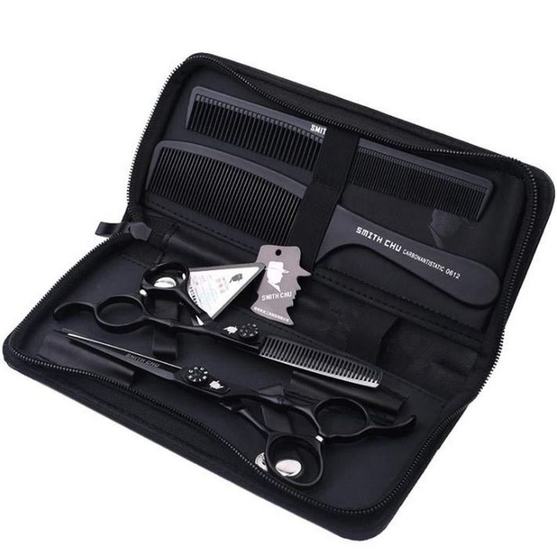 Tijeras Smith Chu 15 cm negras de acero inoxidable