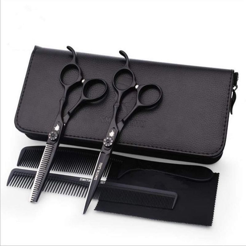 Tijeras Smith Chu 15 cm negras de acero inoxidable