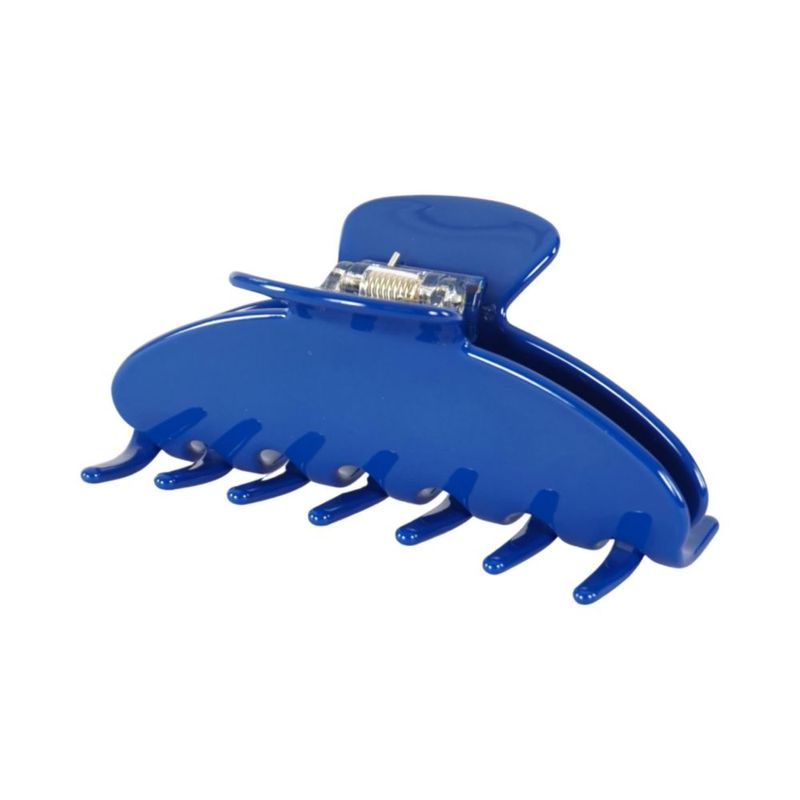 Pinza para el Cabello RPZL 10 cm Acetato Azul Real de Gran Tamaño