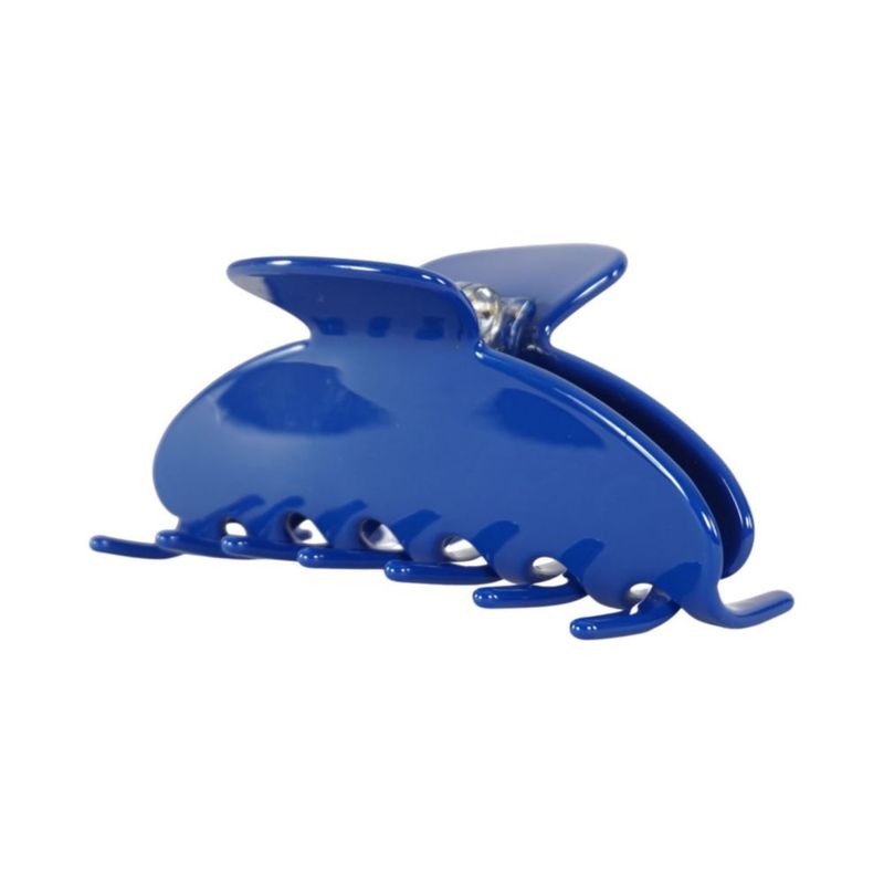 Pinza para el Cabello RPZL 10 cm Acetato Azul Real de Gran Tamaño