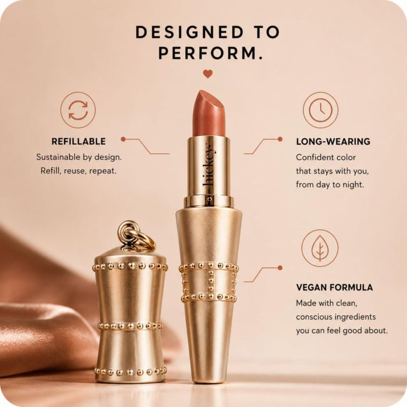 Labial Hickey Haute Mess[Terracota] Recargable
