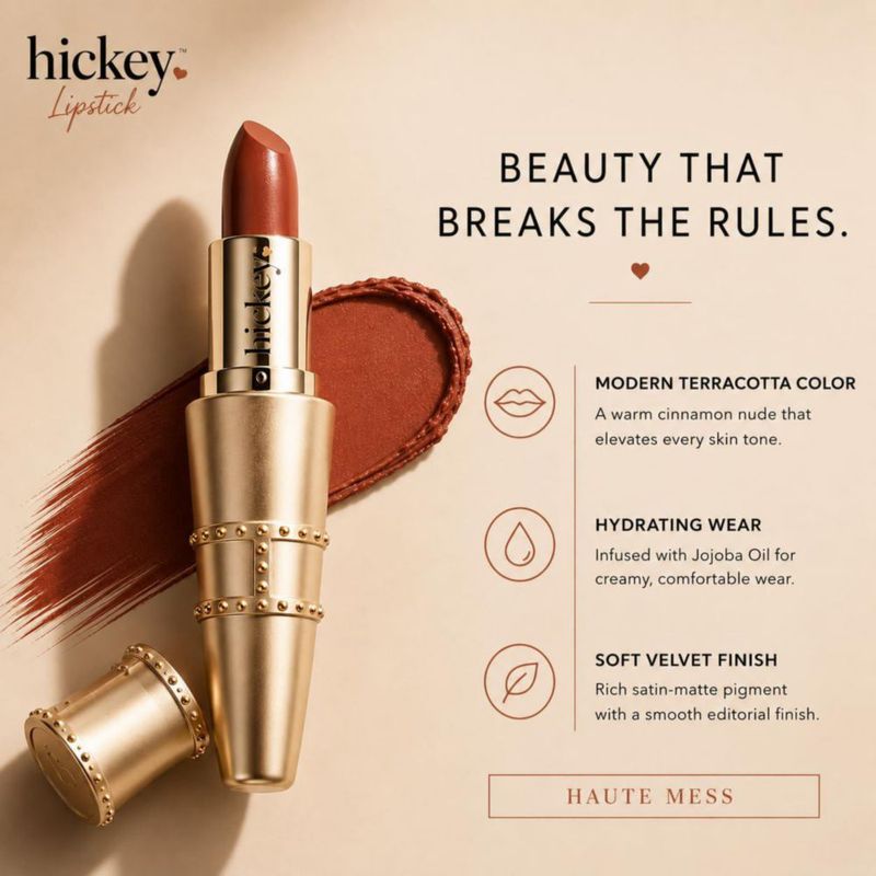 Labial Hickey Haute Mess[Terracota] Recargable