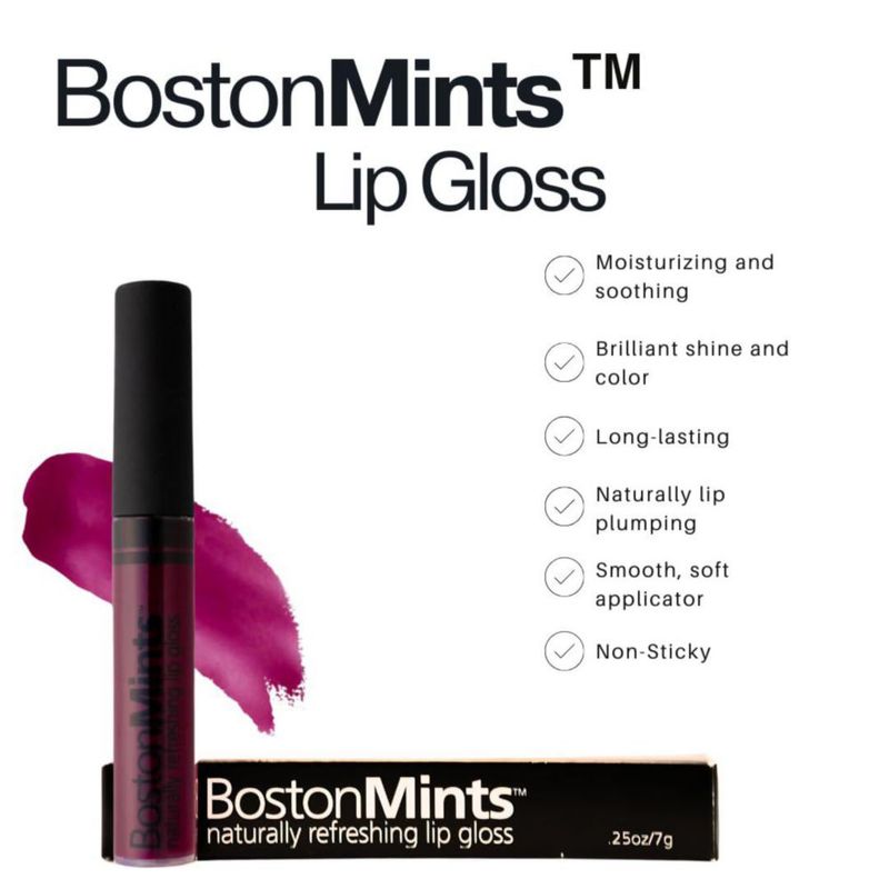 Brillo labial Boston Mints 7 ml vegano y libre de crueldad