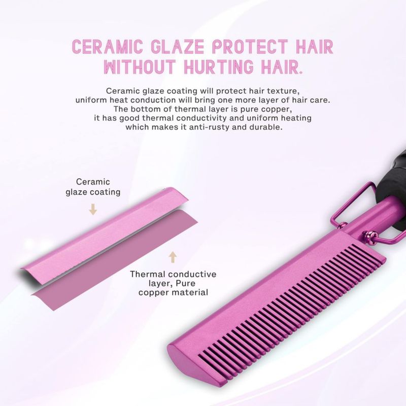 Plancha de Pelo Erokicysh Eléctrica 42W 110V/220V