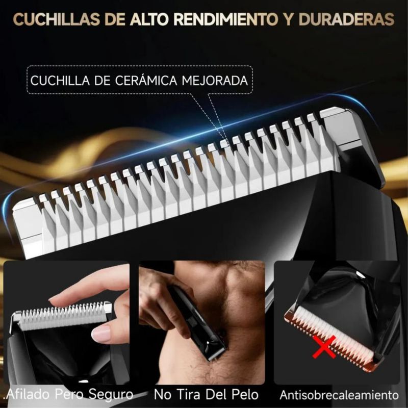 Rasuradora Eléctrica Recargable por USB Negro